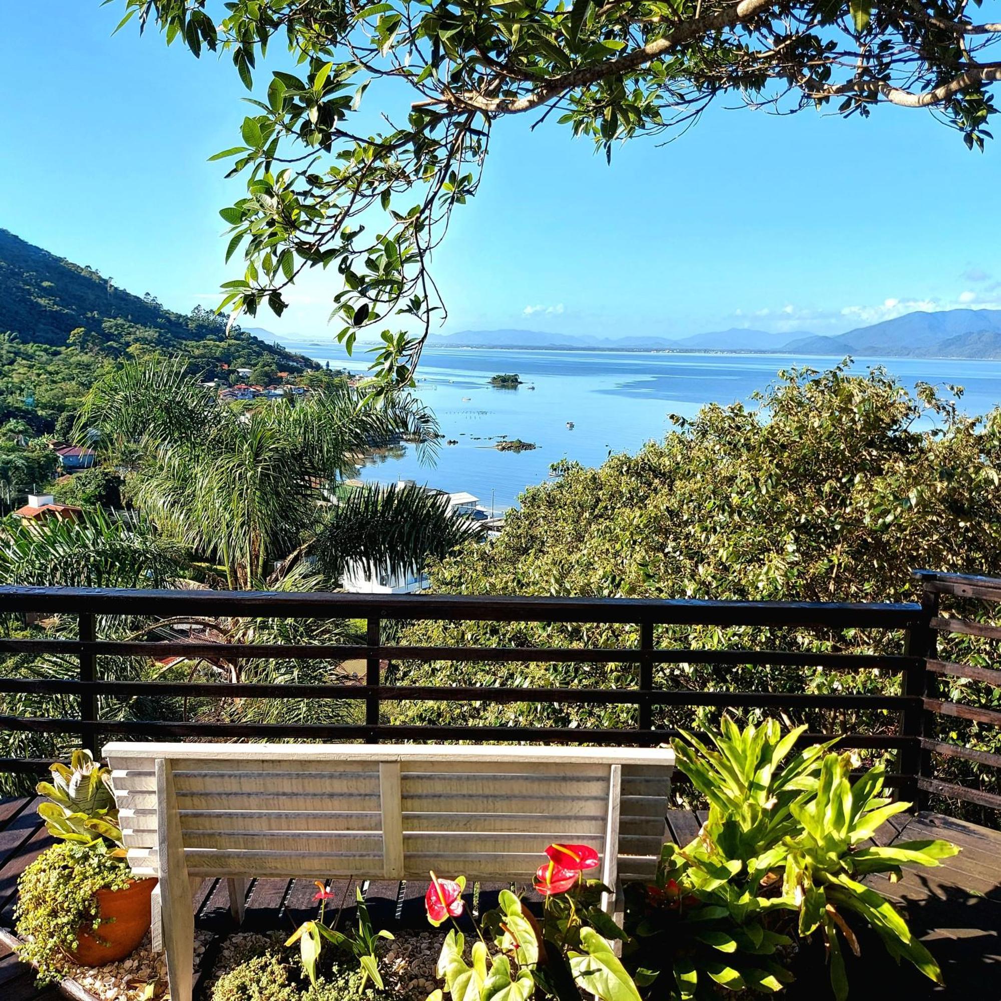 Casa Na Montanha Com Vista Para O Mar Florianopolis Exterior photo